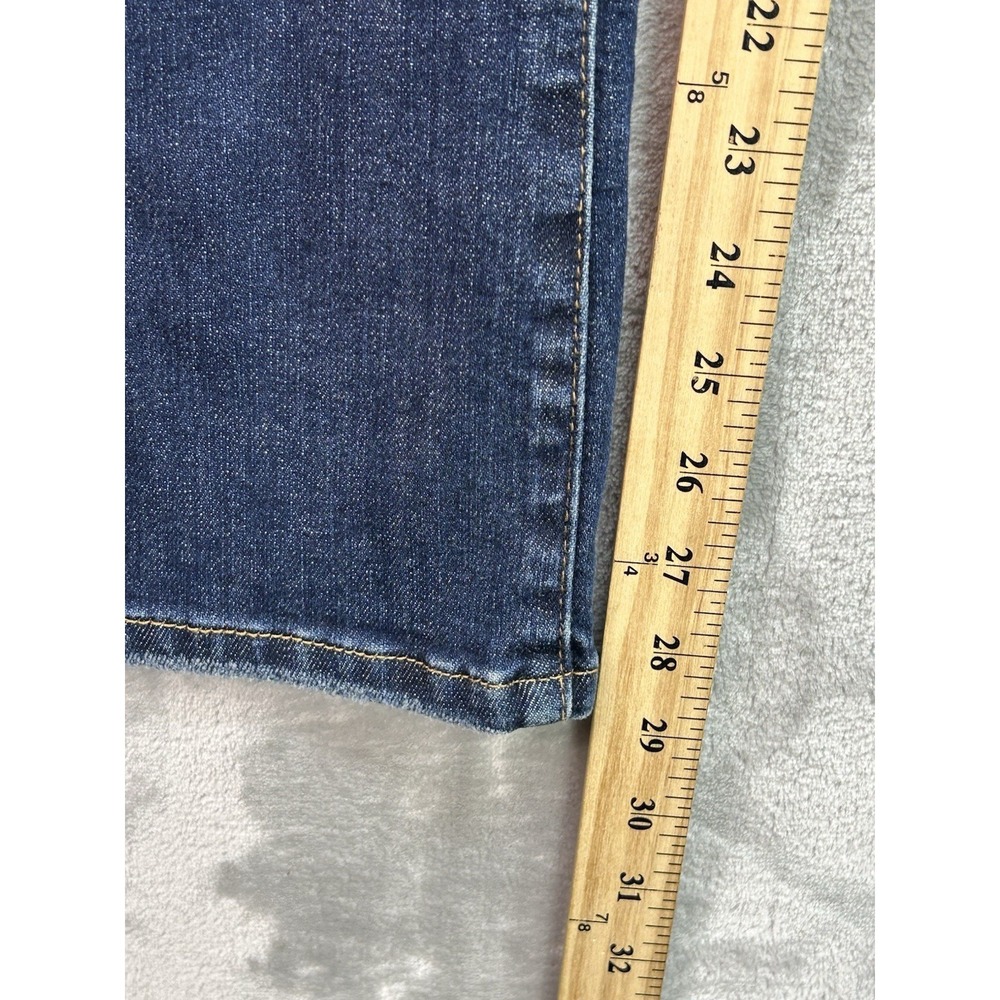 New Judy Blue Jean High Waist Slim Bootcut Womens 11/30x30L Blue Western Cowgirl - Picture 14 of 16